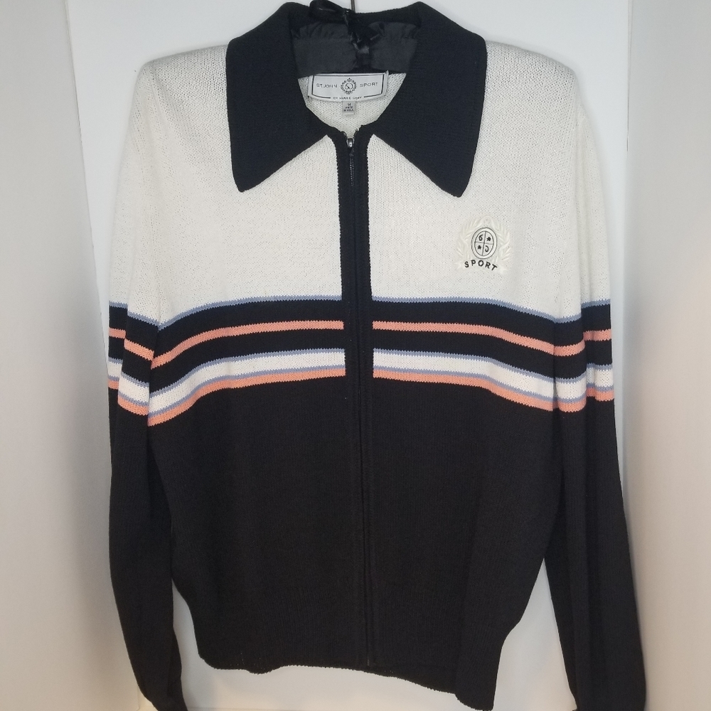 Vintage | St.John Sport | Zip Cardigan by Marie Gray | Size Medium